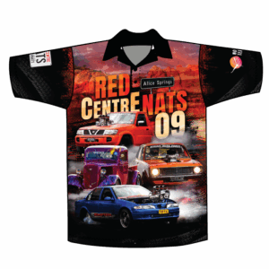 RED CENTRENATS 09 SUBLIMATED POLO
