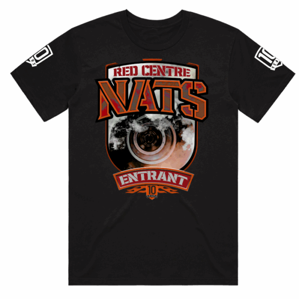 REDCENTRENATS 10 MEN'S ENTRANT T-SHIRT - BLACK