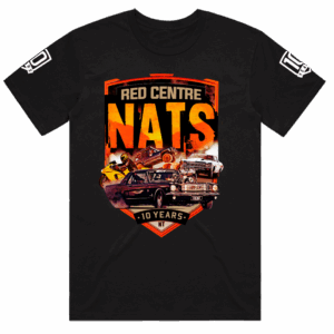 REDCENTRENATS 10 MEN'S EVENT T-SHIRT - BLACK