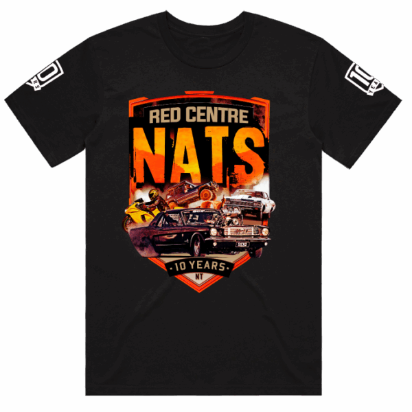 REDCENTRENATS 10 MEN'S EVENT T-SHIRT - BLACK