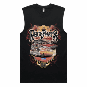 ROCKYNATS 04 MEN'S MUSCLE SHIRT - BLACK