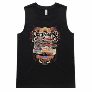 ROCKYNATS 04 WOMEN'S MUSCLE SHIRT - BLACK