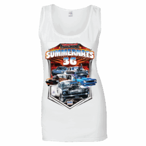 SUMMERNATS 36 WOMEN'S EVENT SINGLET - WHITE
