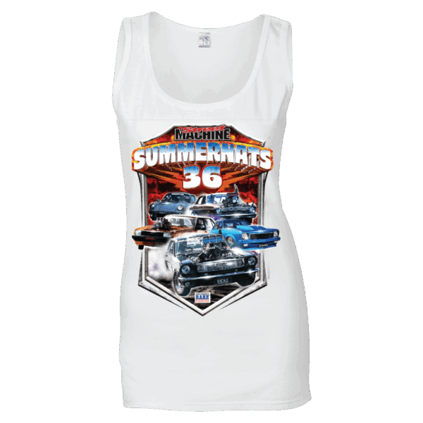 SUMMERNATS 36 WOMEN'S EVENT SINGLET - WHITE