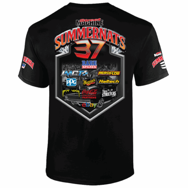 SUMMERNATS 37 MEN'S EVENT T-SHIRT - BLACK - Image 2