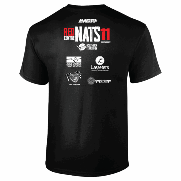 REDCENTRENATS 11 MEN'S EVENT T-SHIRT - BLACK - Image 2