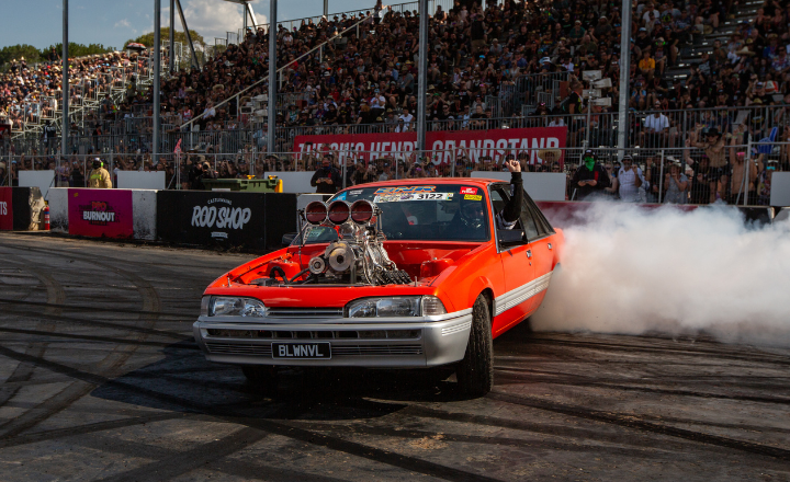 BLWNVL Pro Burnout Series Wildcard entrant at Summernats 720x440 BLWNVL Pro Burnout Series Wildcard entrant at Summernats