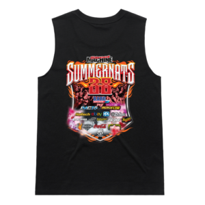 SUMMERNATS 38  WOMEN’S MUSCLE SHIRT – BLACK